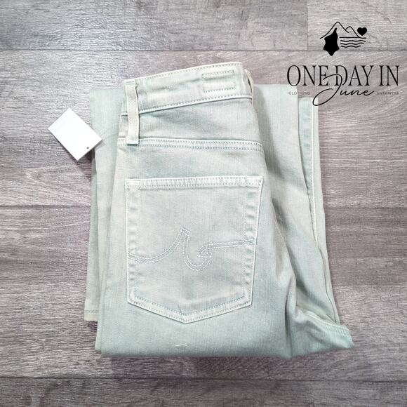 Adriano Goldschmied High Rise Wide Leg Crop Jeans Size 27 (4) - Picture 6 of 6